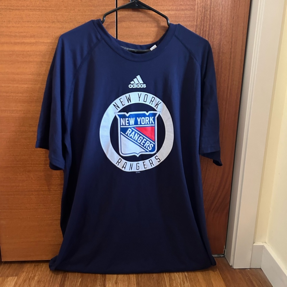 Adidas New York Rangers Navy T-Shirt